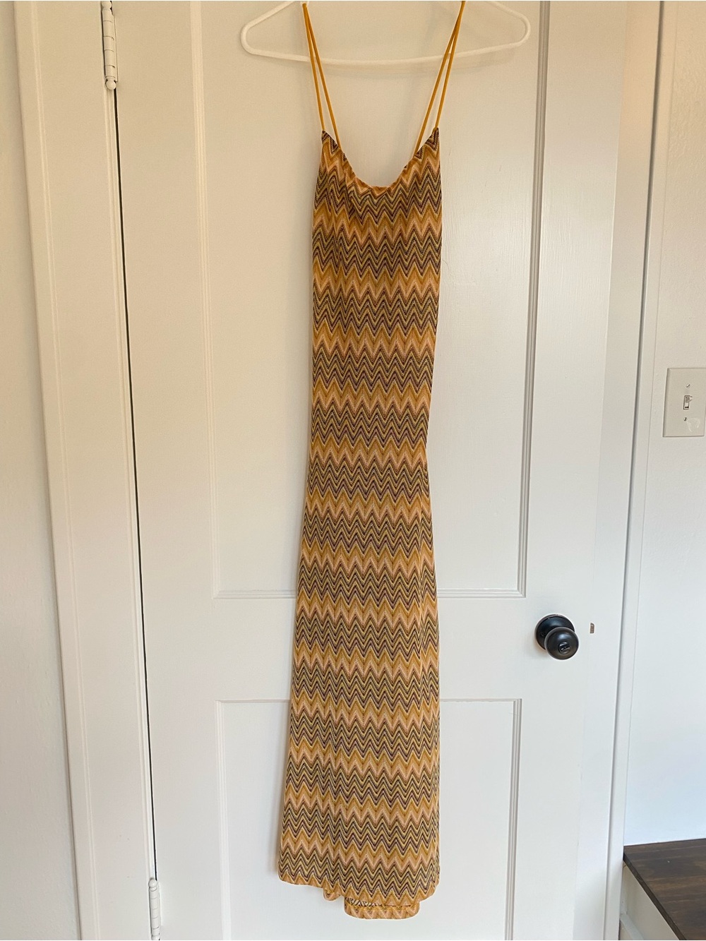 Mango Geometric Knit Maxi Dress - Picture 4 of 6